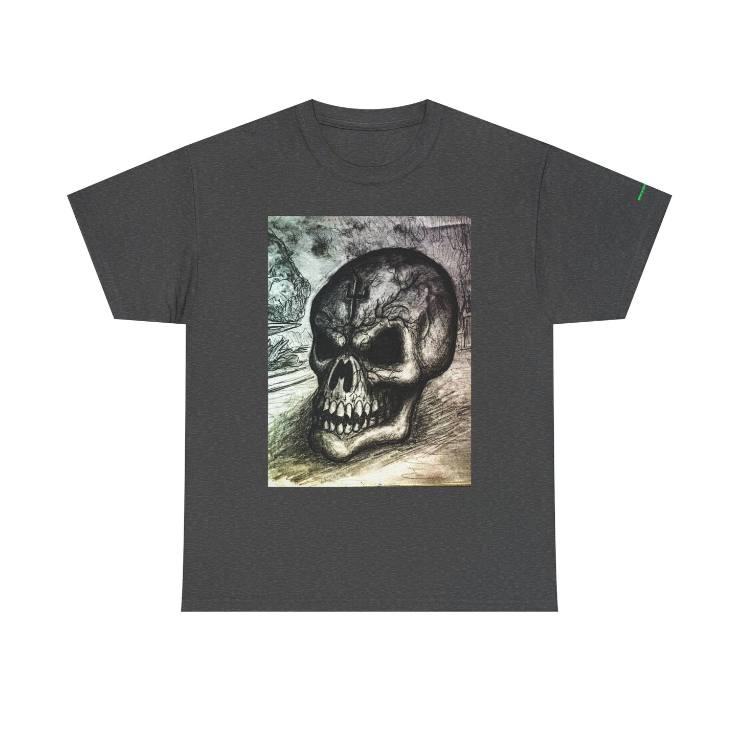 Skull Graphic Unisex Heavy Cotton Tee