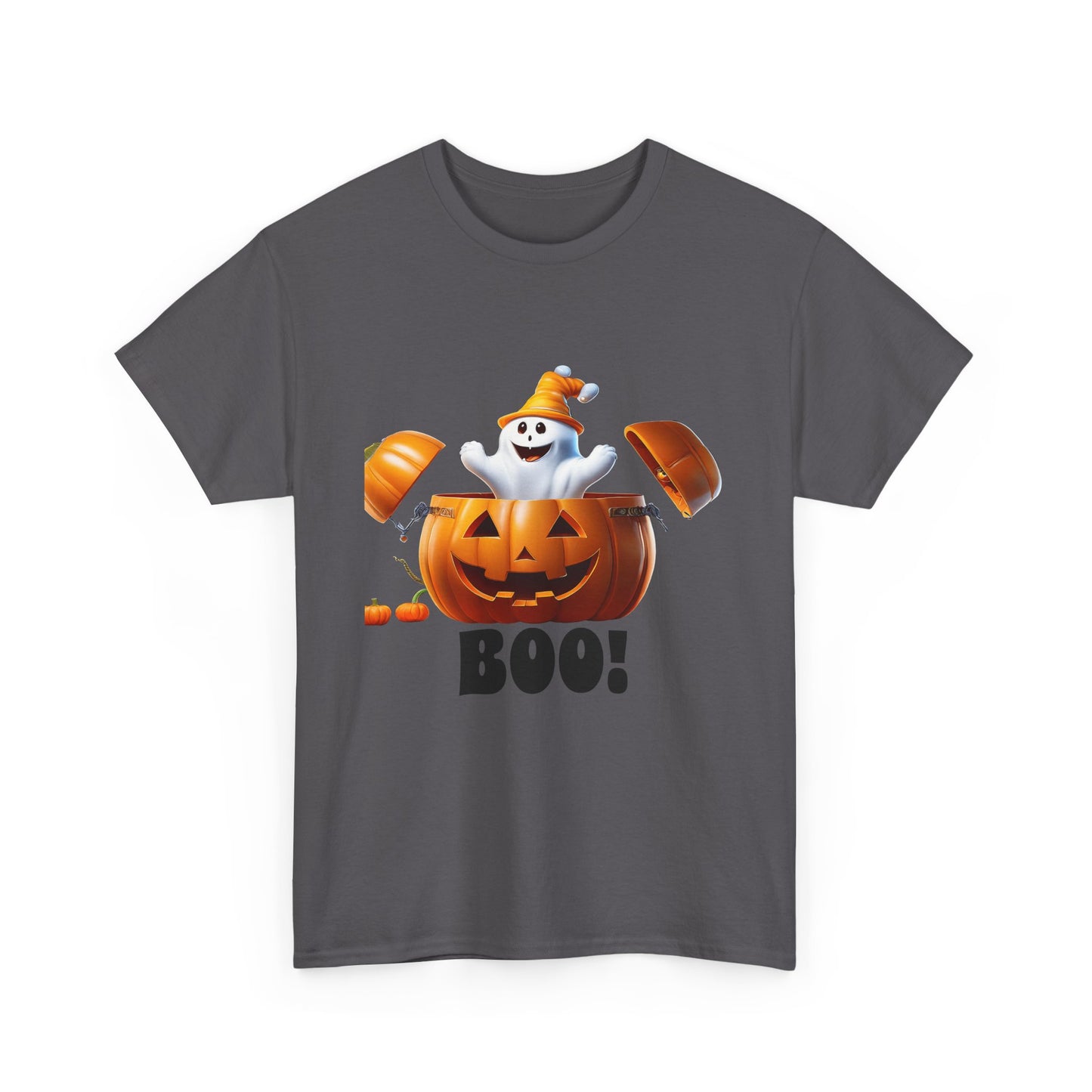 Halloween Jack-in-the-Box, unisex cotton tee