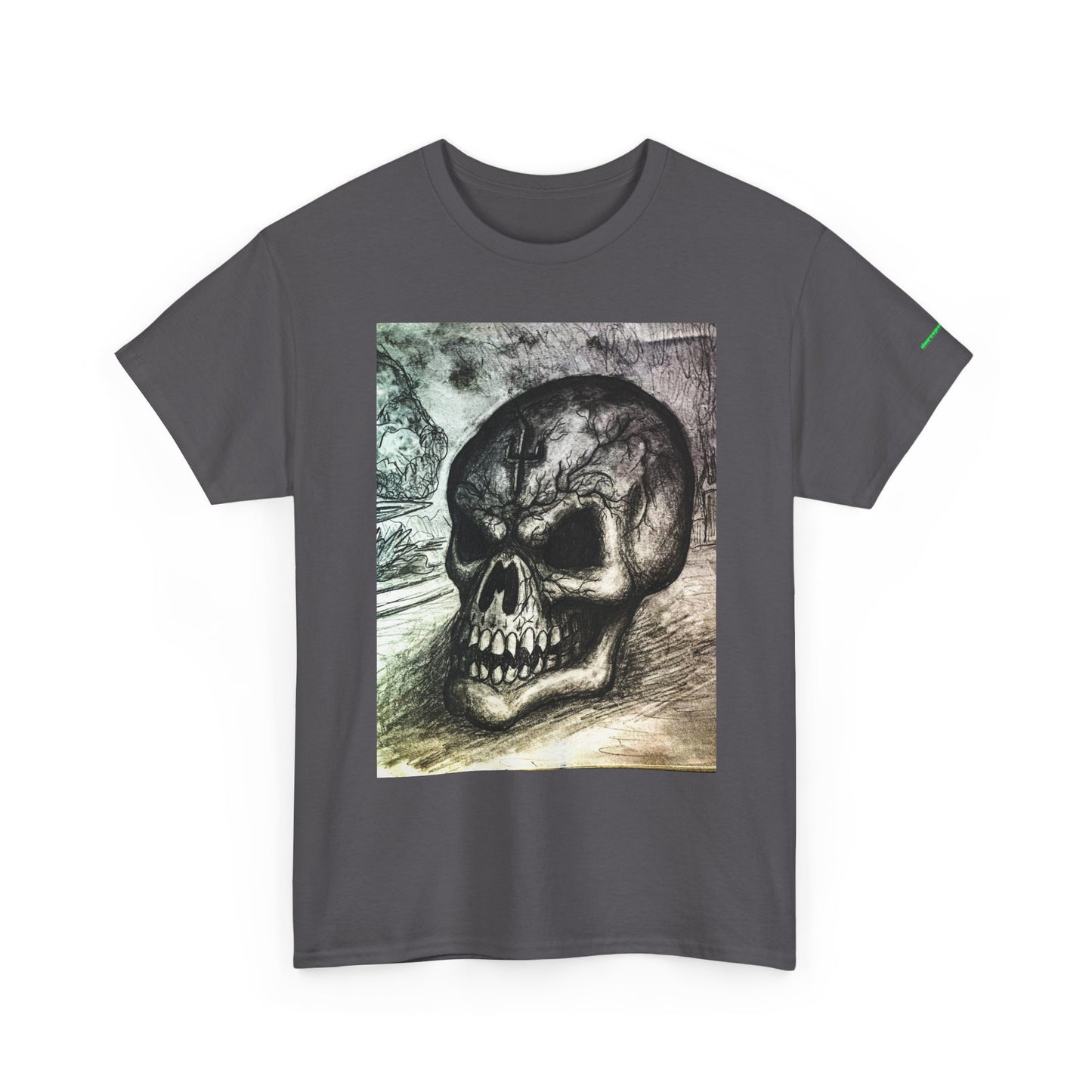 Skull Graphic Unisex Heavy Cotton Tee