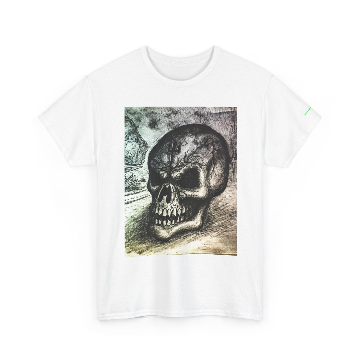 Skull Graphic Unisex Heavy Cotton Tee
