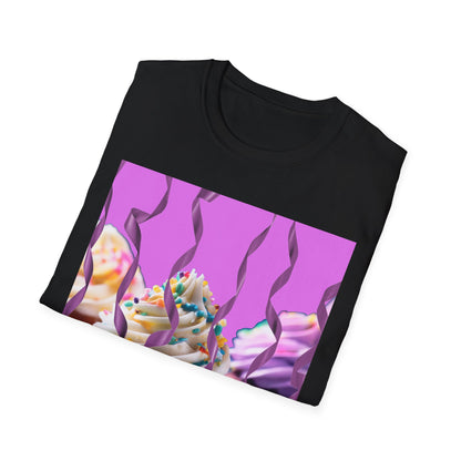 Colorful Cupcake Unisex T-Shirt | Sweet Treats Tee, Birthday Gift, Dessert Lover’s Apparel, Cute Food Shirt, Fun Casual Wear