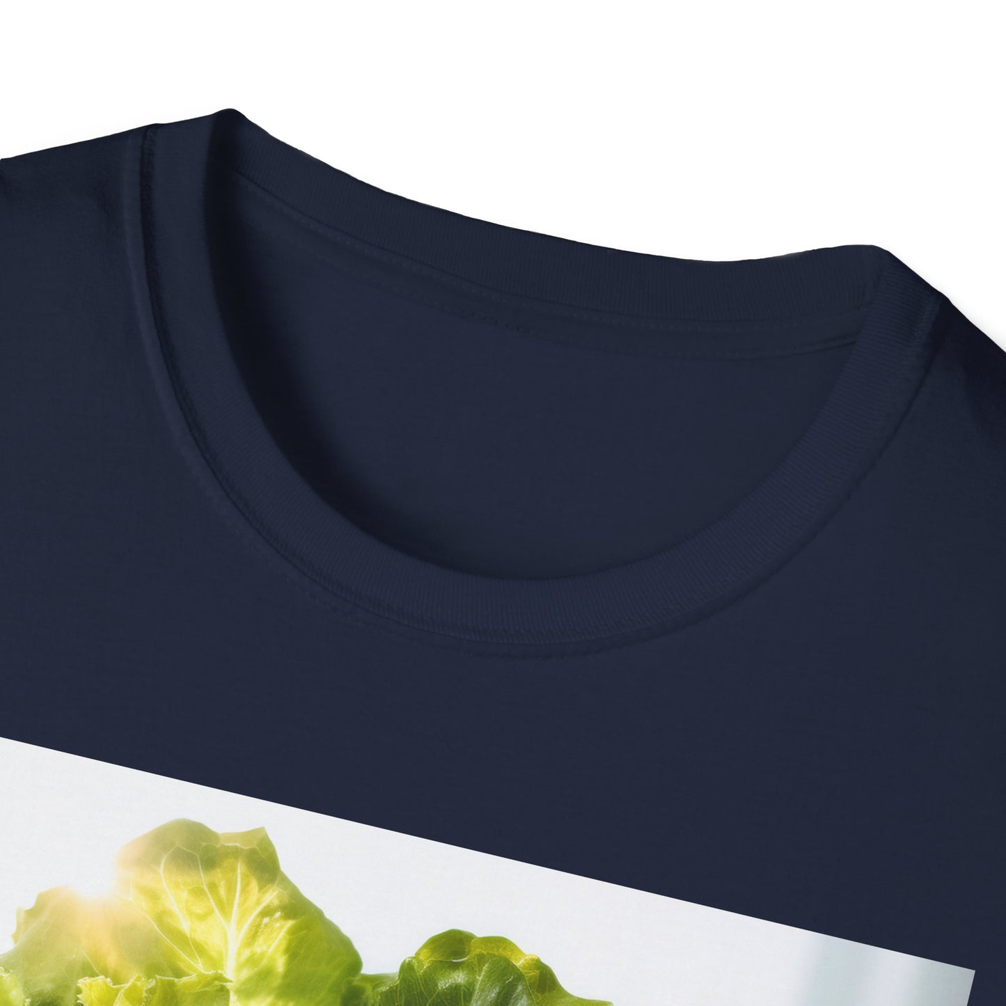 Cute T-Shirt with Sad Salad Face Design