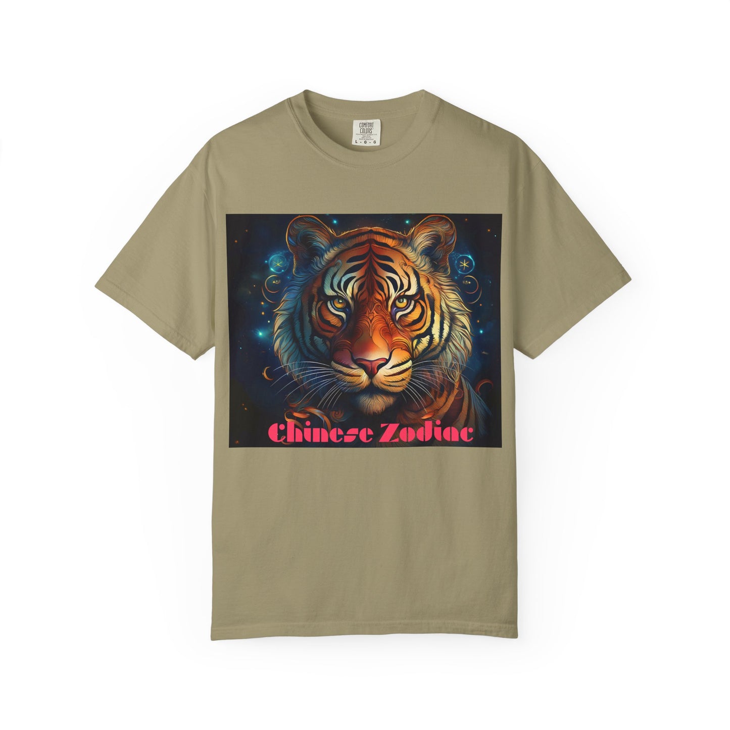 Chic Chinese Zodiac Tiger T-Shirt, Unisex Graphic Tee, Astrology Apparel, Zodiac Fashion, Year of the Tiger Shirt