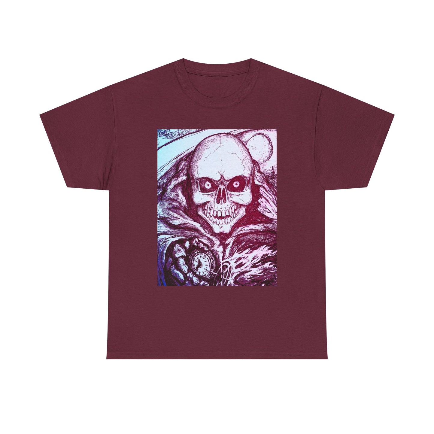 Grim Reaper Graphic Unisex Heavy Cotton Tee