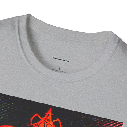 Celtic Fiery Cross T-Shirt – Tribal Flame Graphic Tee