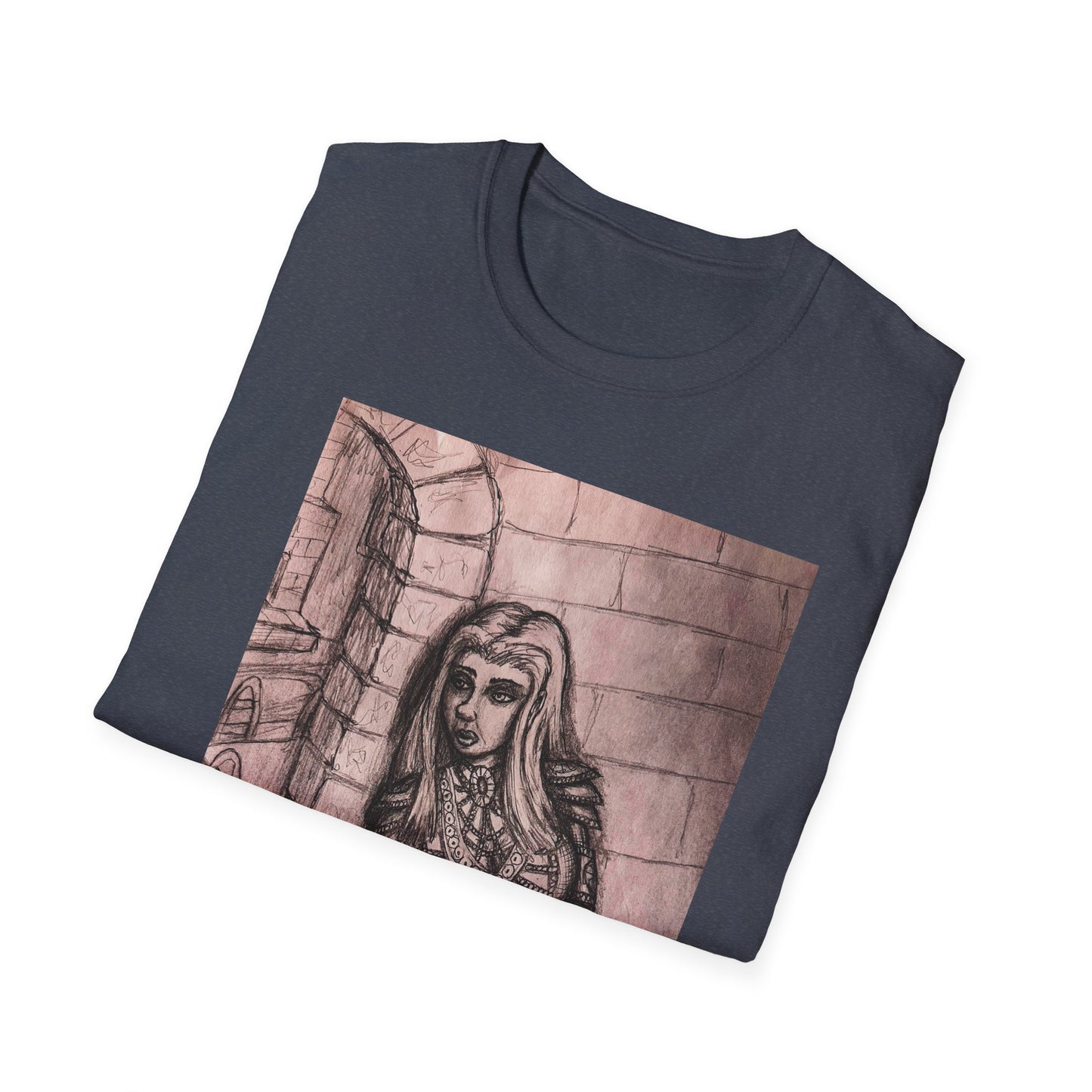 Fantasy Elf Warrior Unisex Softstyle T-Shirt