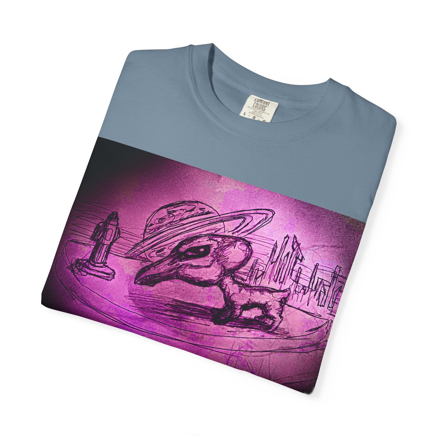 Alien Adventure Unisex T-Shirt - Garment-Dyed Graphic Tee