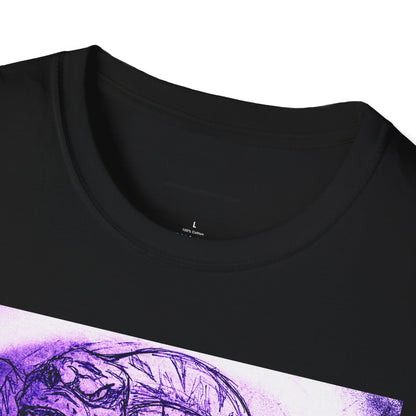 Purple Serpent Graphic Unisex T-Shirt