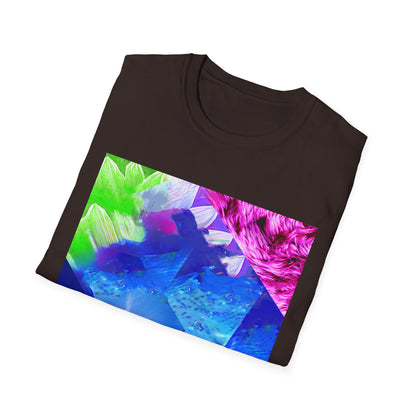 Colorful Moonlit Distorted Vibes Unisex T-Shirt, Graphic Tee, Casual Wear, Summer Fashion, Trendy Gift for Friends
