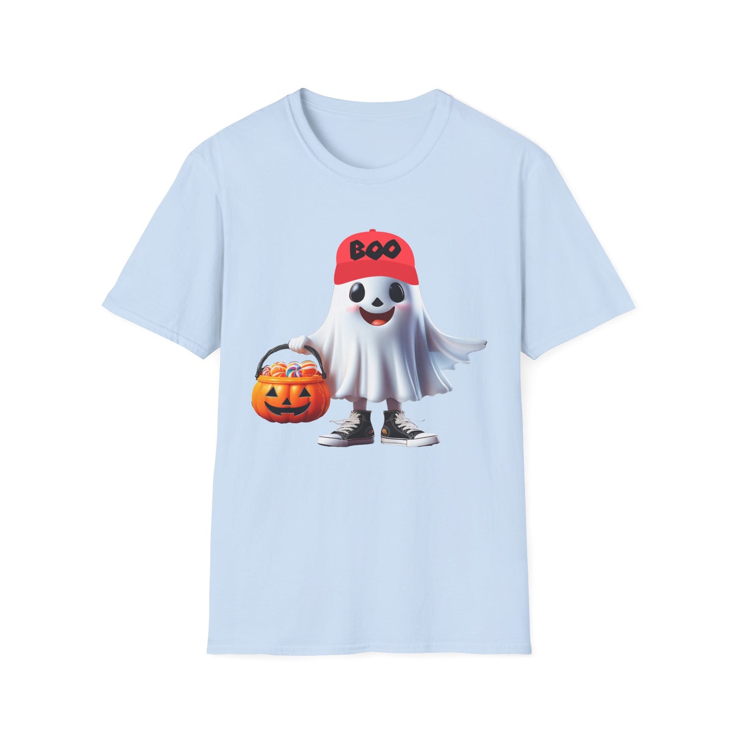 Fun Halloween Ghost T-Shirt, Boo Ghost Tee, Unisex Halloween Shirt, Cute Ghost Costume Top, Spooky Season Apparel