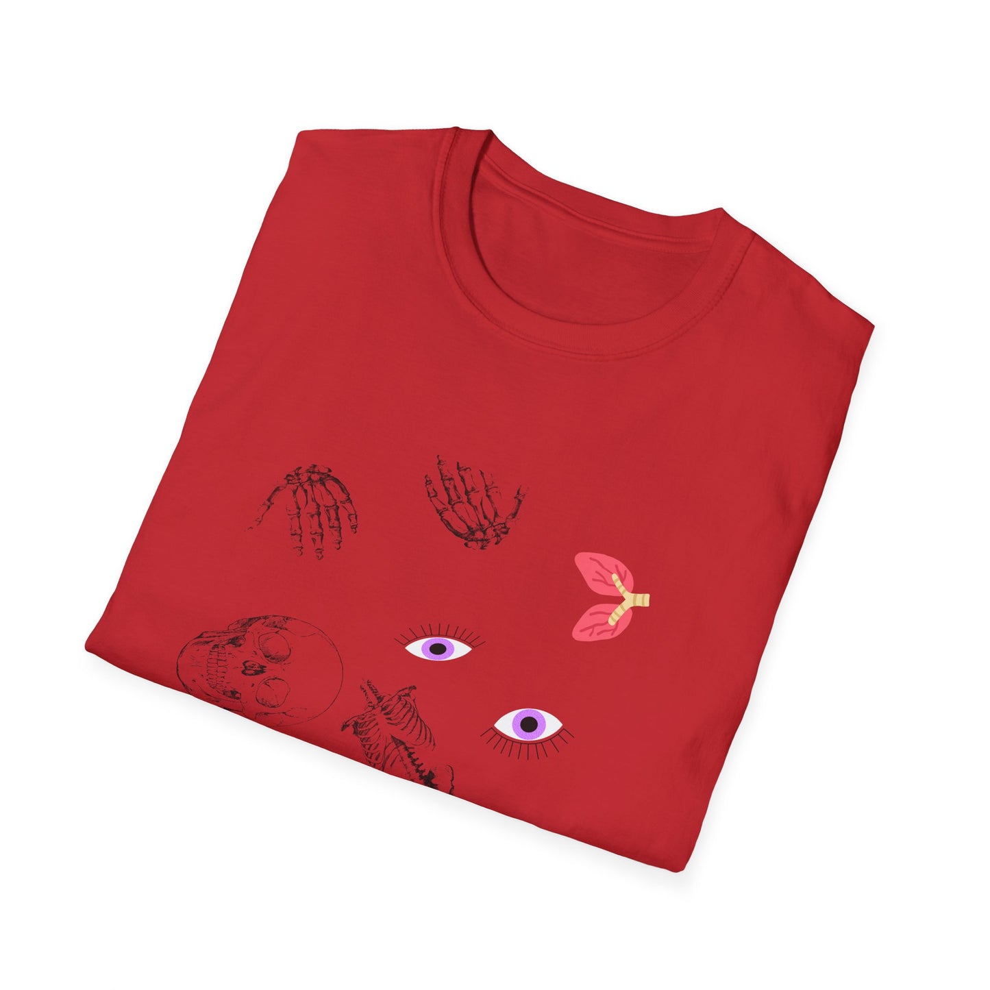Skeleton Scattered Inspiration Unisex T-Shirt