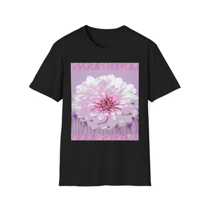 Pale Pink Flowers Abstract Unisex T-Shirt