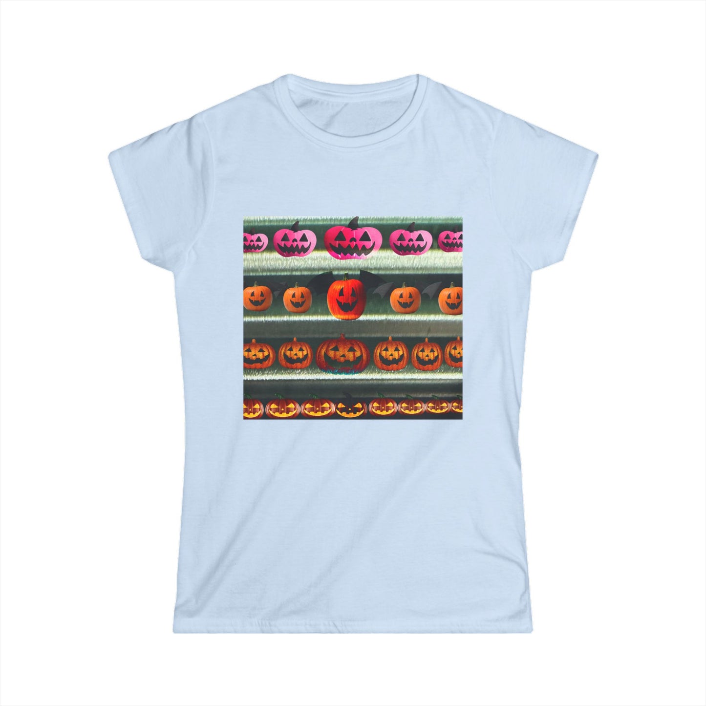 Halloween Pumpkin Revival Graphic Women's Softstyle Tee, Cute Casual Shirt, Fall Fashion, Trick or Treat Tee, Spooky Season Apparel, Halloween [...]