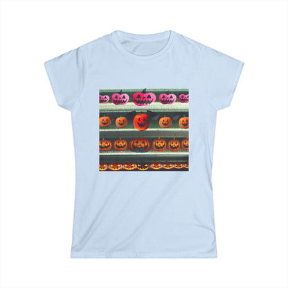 Halloween Pumpkin Revival Graphic Women's Softstyle Tee, Cute Casual Shirt, Fall Fashion, Trick or Treat Tee, Spooky Season Apparel, Halloween [...]