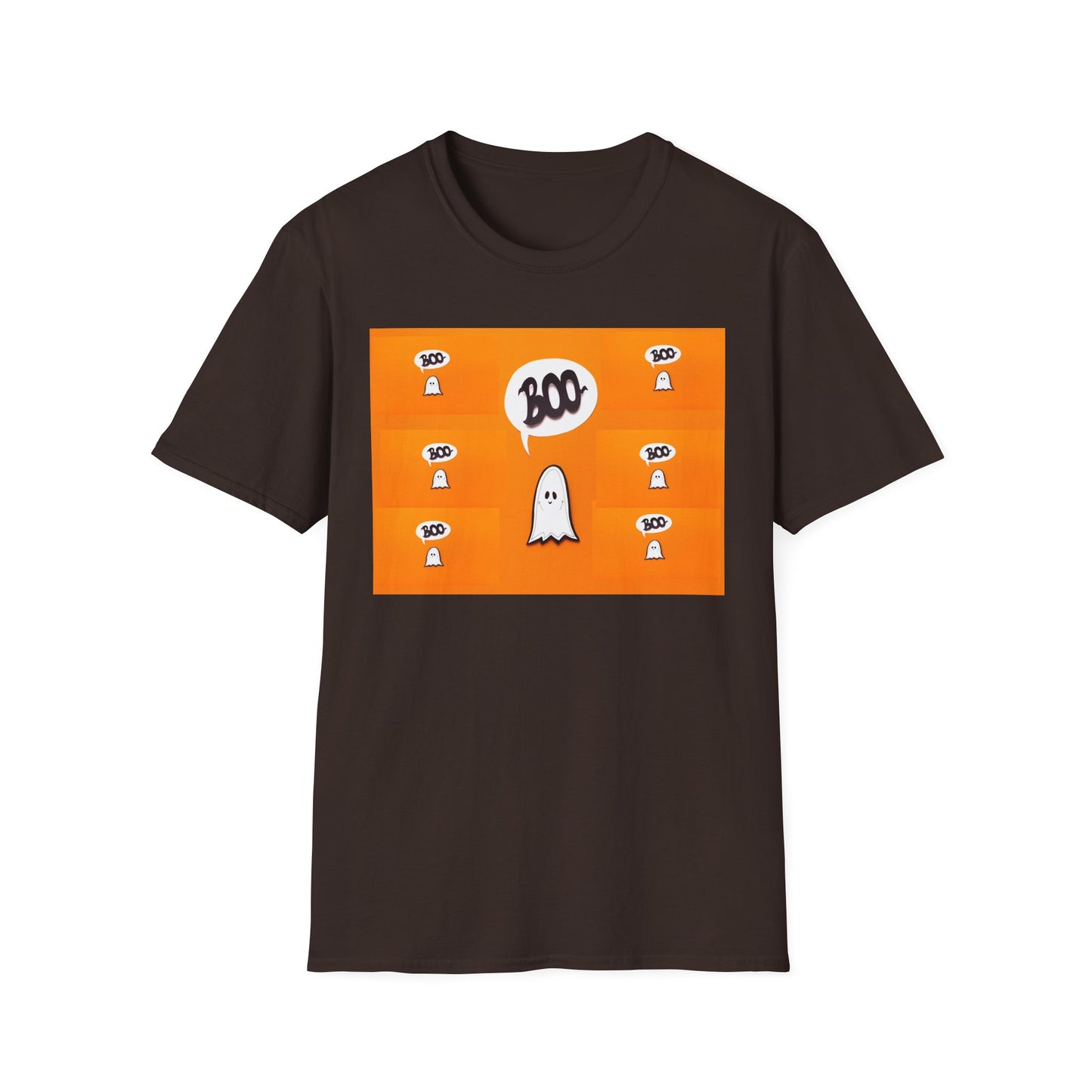 Halloween Ghost 'Boo' Unisex T-Shirt | Spooky Vibes, Costume, Fall Festivities, Trick-or-Treat, Fun Graphic Tee