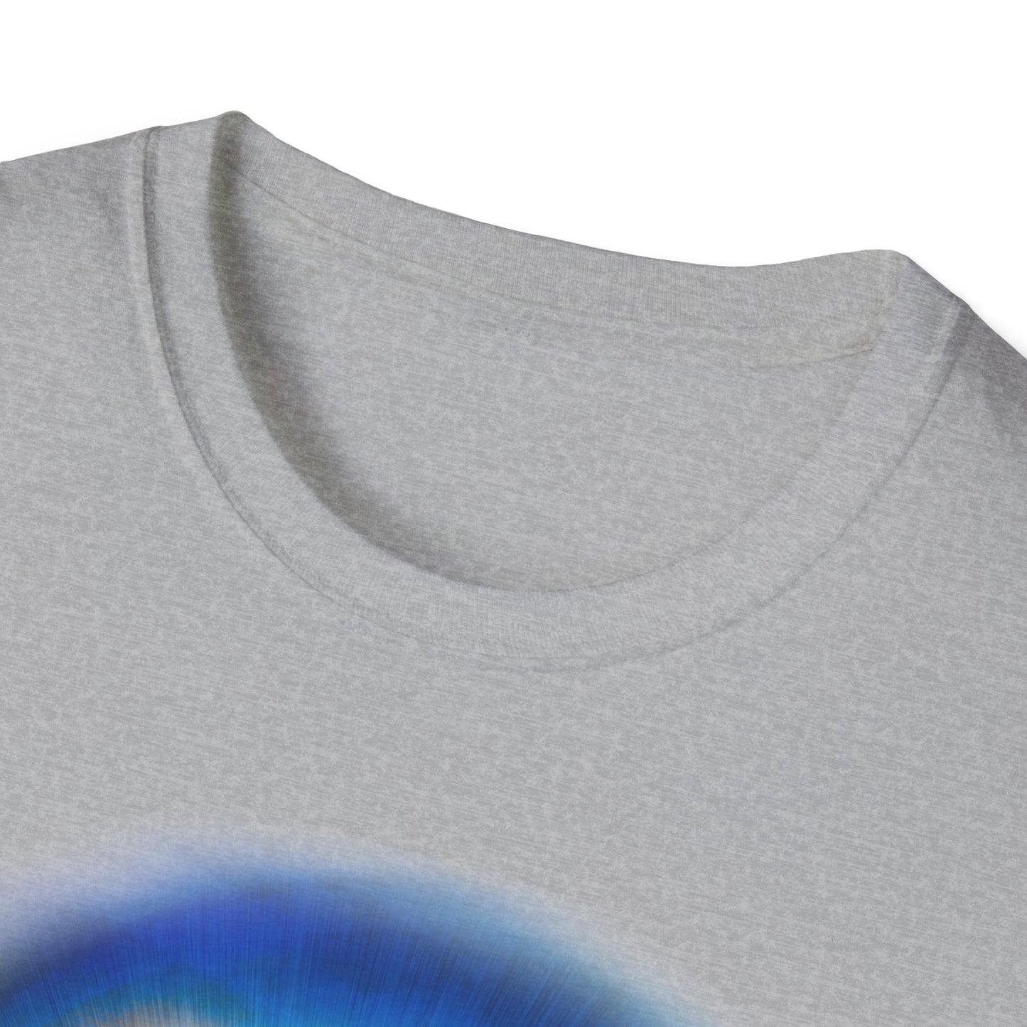 Eerie Triple Skull Circle Unisex T-Shirt - Hand Drawn Design by Chris Cleveland