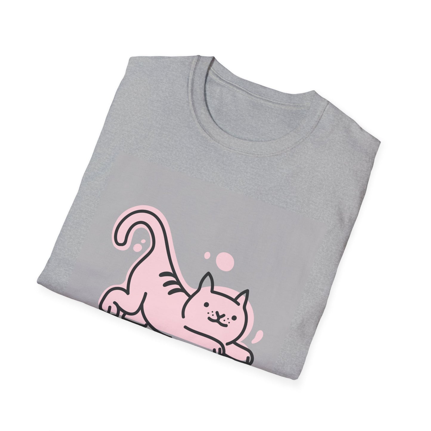 Cute Cat Themed T-Shirt, Unisex Softstyle Tee, Find Your Inner Purr, Pet Lover Gift, Cozy Casual Wear, Birthday Gift, Cat Owner Apparel