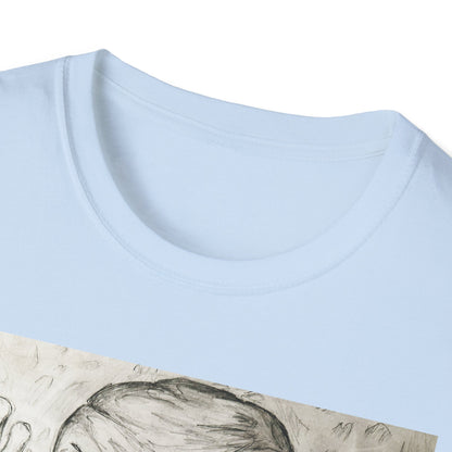 Grim Reaper Graphic Tee | Unisex Softstyle T-Shirt, Halloween Apparel, Edgy Fashion, Unique Gift, Gothic Style, Casual Wear