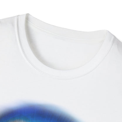 Eerie Triple Skull Circle Unisex T-Shirt - Hand Drawn Design by Chris Cleveland