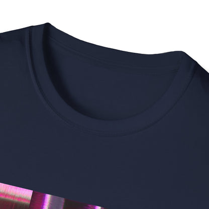 Vibrant Abstract Art T-Shirt, Trendy Graphic Tee, Softstyle Shirt, Unique Gift for Art Lovers, Casual Everyday Wear
