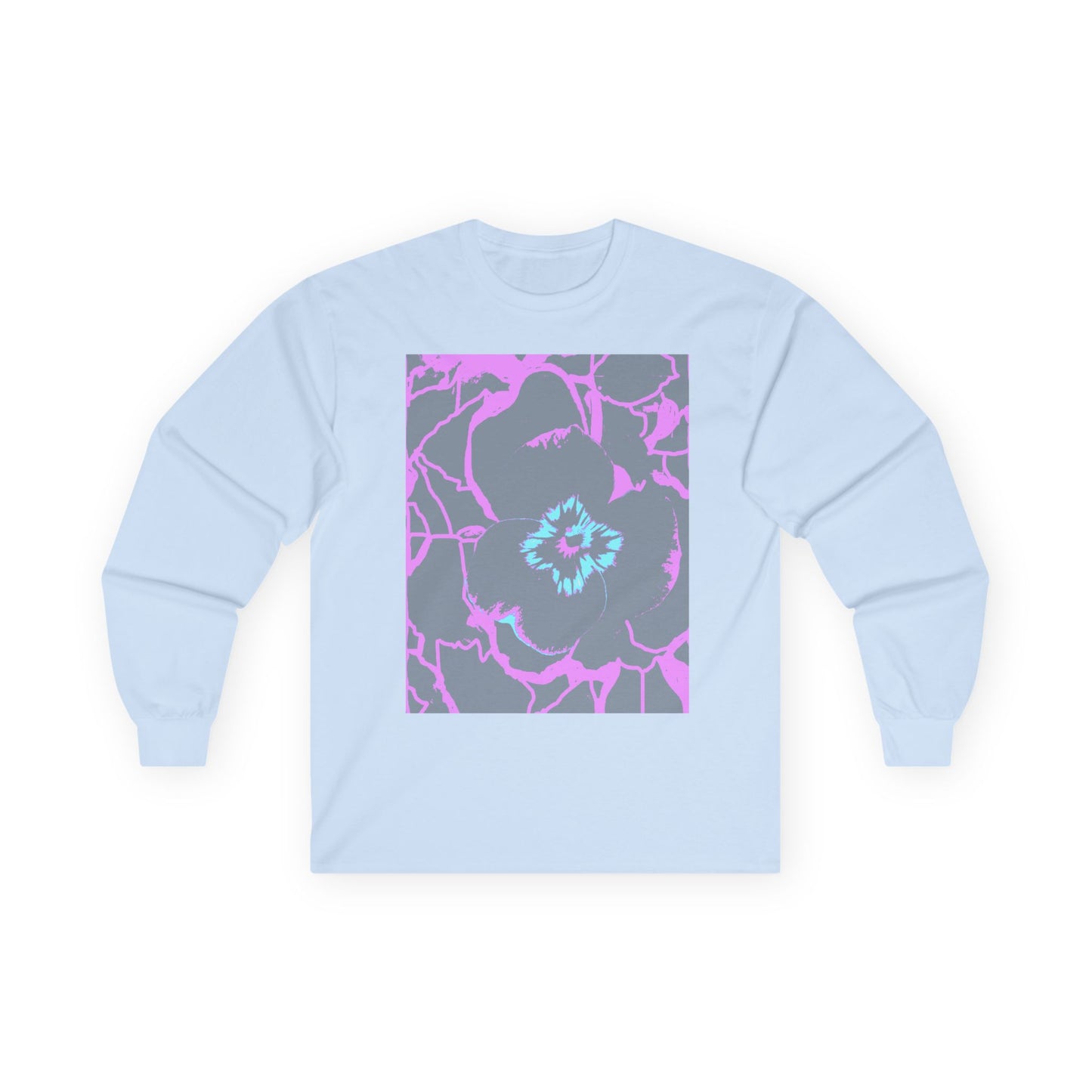 Vibrant Floral Long Sleeve Tee, Unisex Cotton Shirt, Trendy Spring Apparel, Gift for Flower Lovers, Casual Fashion Top, Art-Inspired [...]