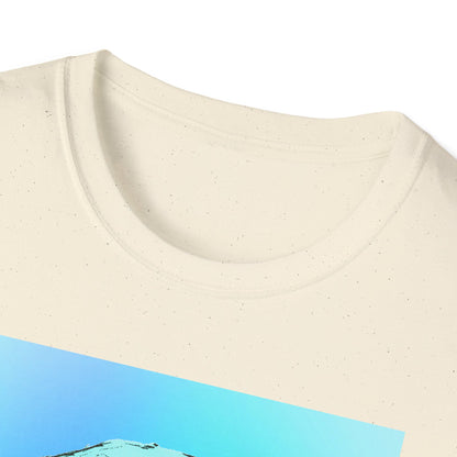 Skull Graphic  Bright Colored Unisex Softstyle T-Shirt, Edgy Tee, Casual Wear, Festival Apparel, Gift for Horror Fans, Halloween Clothing