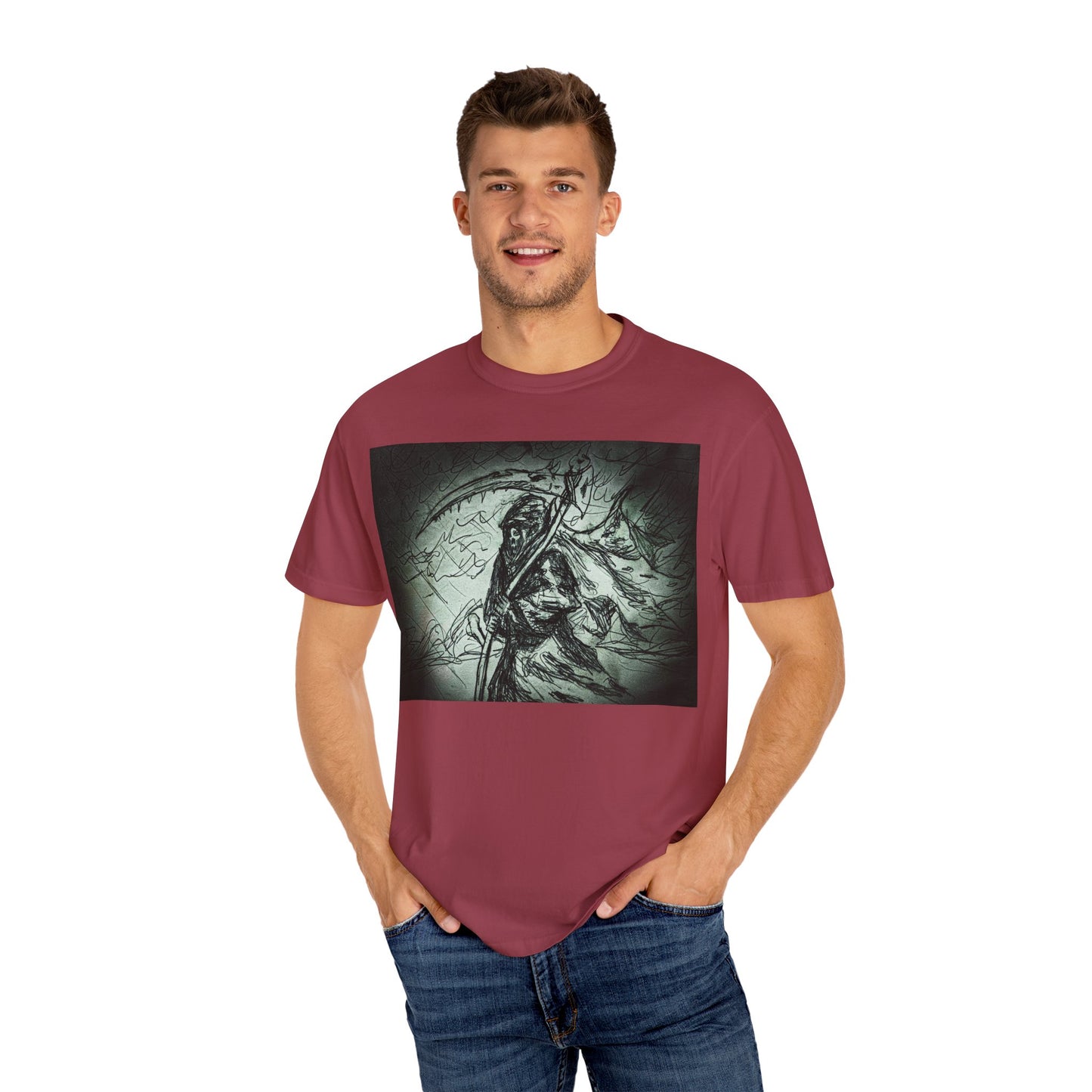 Grim Reaper Graphic T-Shirt for Halloween