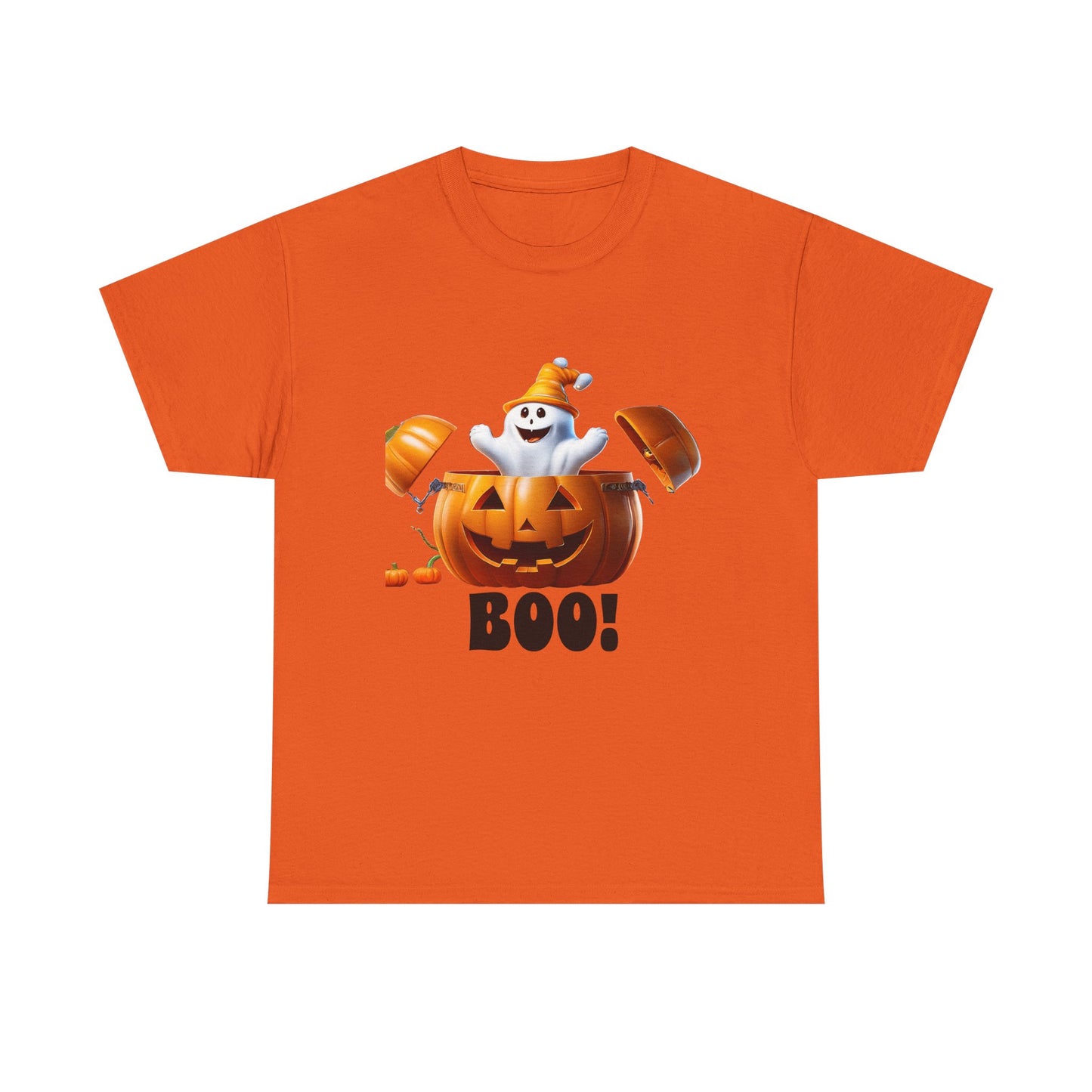 Halloween Jack-in-the-Box, unisex cotton tee