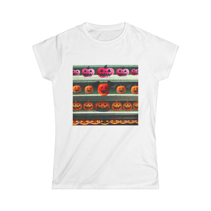 Halloween Pumpkin Revival Graphic Women's Softstyle Tee, Cute Casual Shirt, Fall Fashion, Trick or Treat Tee, Spooky Season Apparel, Halloween [...]