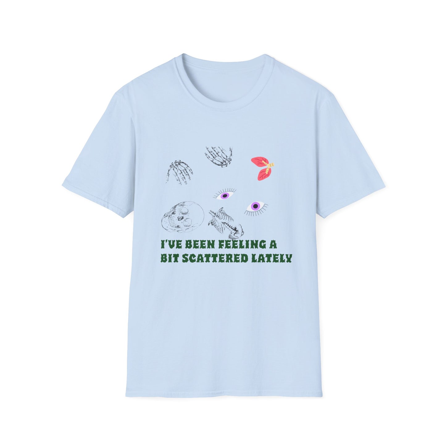 Skeleton Scattered Inspiration Unisex T-Shirt