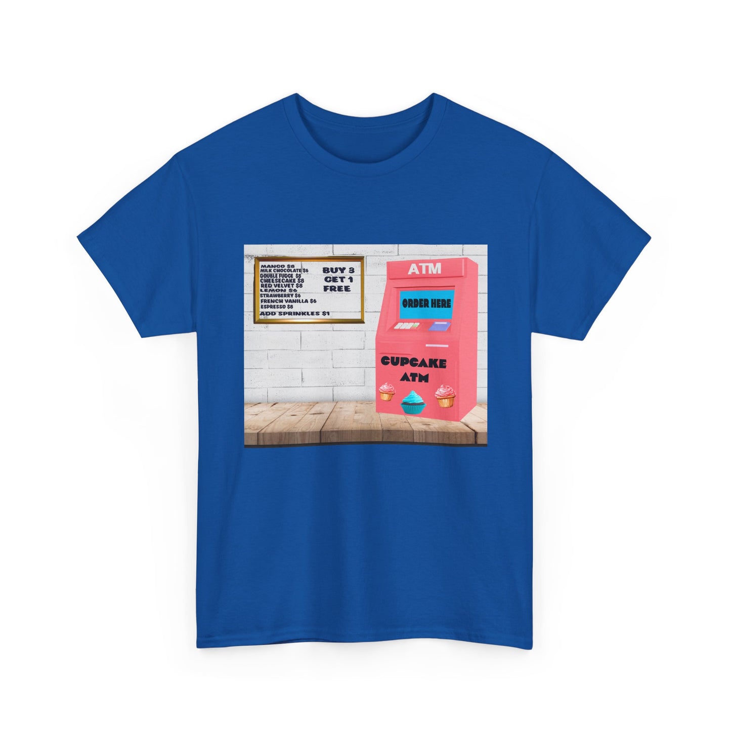 Cupcake ATM Tee Shirt 
Unisex Cotton