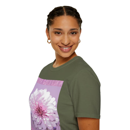 Pale Pink Flowers Abstract Unisex T-Shirt