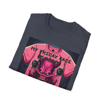 Demon Face Unisex T-Shirt - Friday Face Graphic Tee