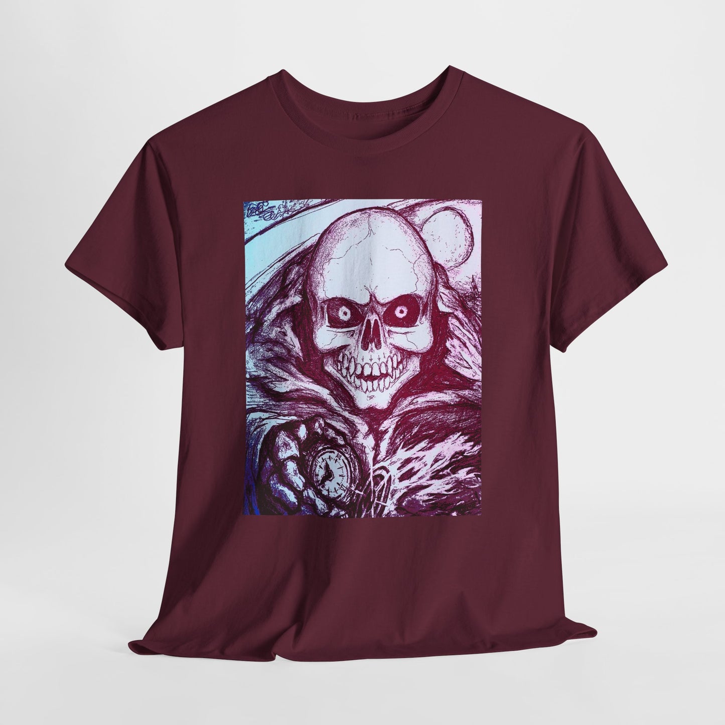 Grim Reaper Graphic Unisex Heavy Cotton Tee