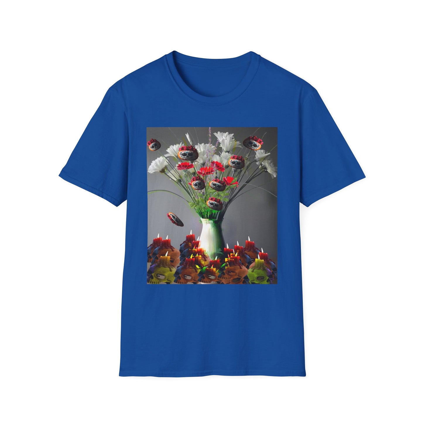 Skeleton Pumpkin Bouquet T-Shirt