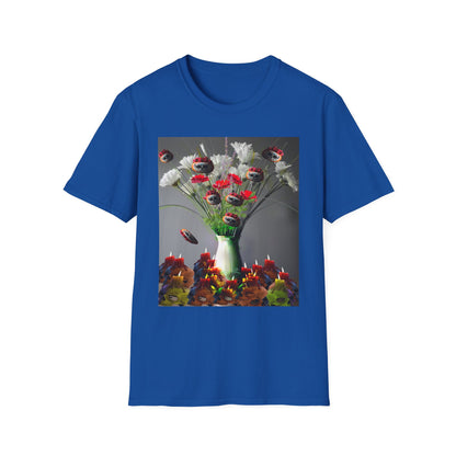 Skeleton Pumpkin Bouquet T-Shirt