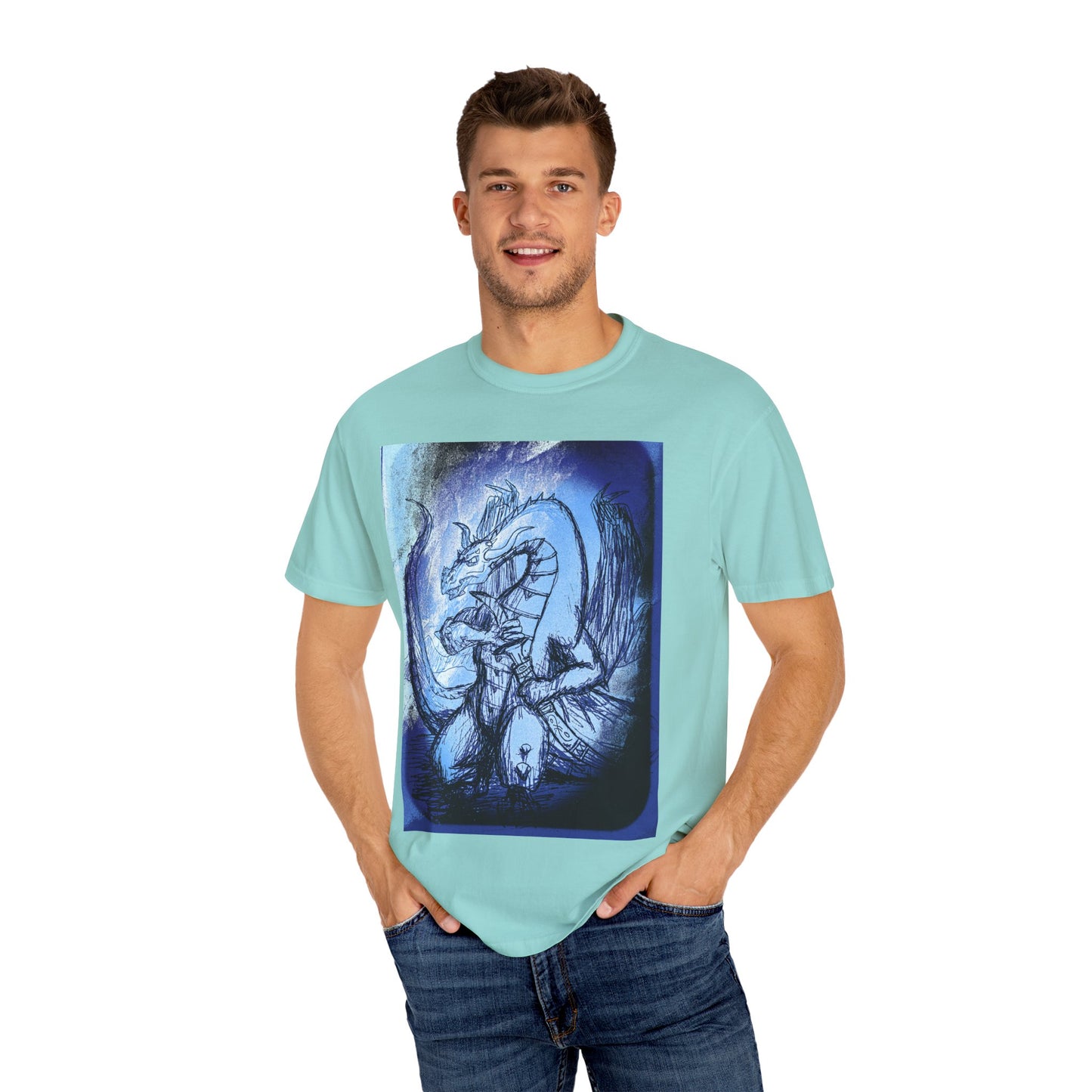 Dragon Artwork Unisex T-Shirt - Vibrant, Unique Design for Fantasy Lovers