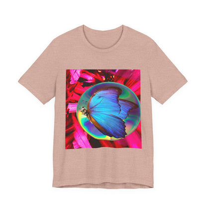 Colorful Butterfly Graphic Tee, Butterfly Shirt, Unisex T-Shirt, Nature Lover Gift, Casual Summer Wear, Vibrant Art Tee
