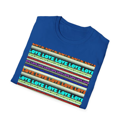 Love-Themed Unisex T-Shirt | Softstyle | Perfect for Pride, Birthdays, Anniversaries, Casual Wear, Gifts