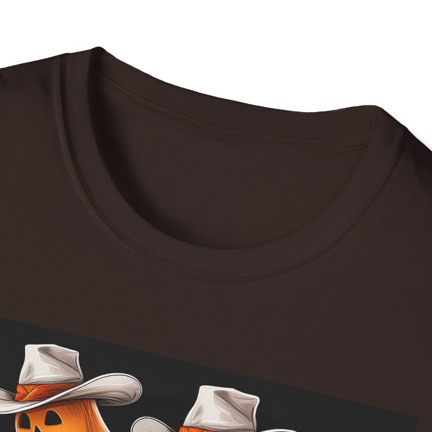 Funny cowboyGhost Bicycle T-Shirt | Halloween Tee for Kids, Unisex Festival Apparel, Ghostly Fun Wear, Spooky Season Gift