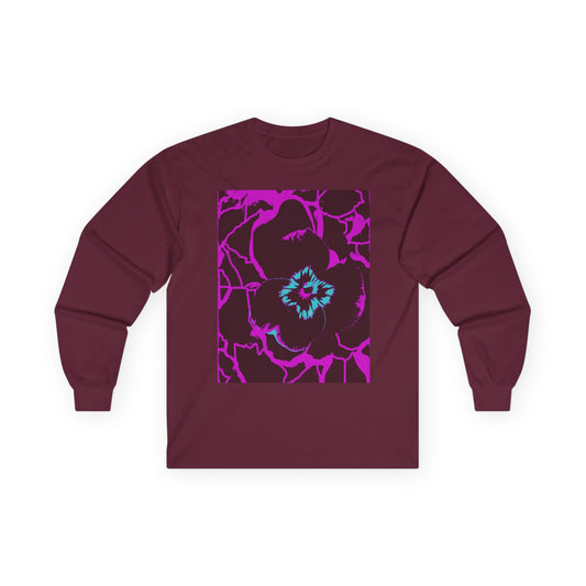 Vibrant Floral Long Sleeve Tee, Unisex Cotton Shirt, Trendy Spring Apparel, Gift for Flower Lovers, Casual Fashion Top, Art-Inspired [...]