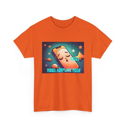 Tee Shirt - Airplane Mode Cute Phone Sleeping Design