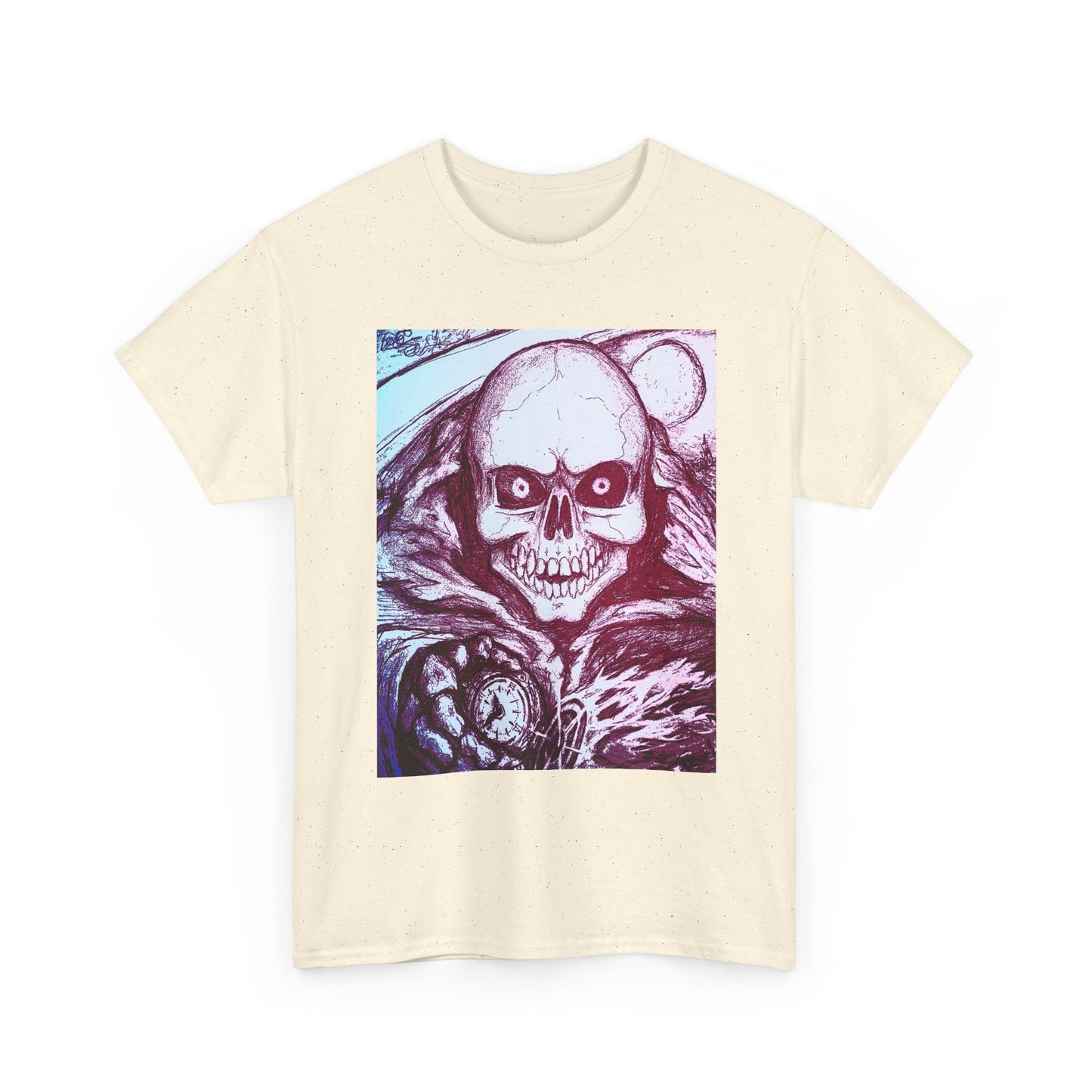 Grim Reaper Graphic Unisex Heavy Cotton Tee