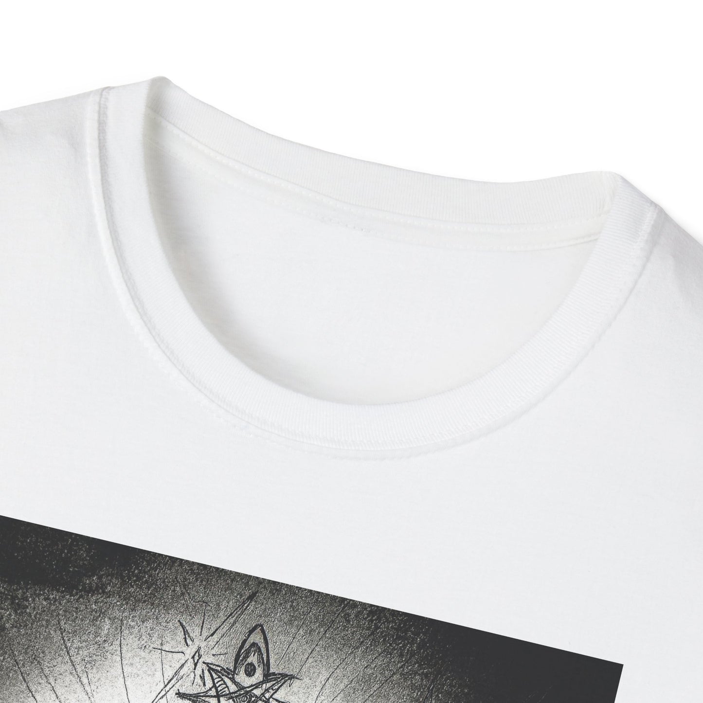 Celtic Cross Graphic Tee, Unisex Softstyle T-Shirt, Spiritual Cross Design Shirt, Casual Wear, Gift for Him/Her