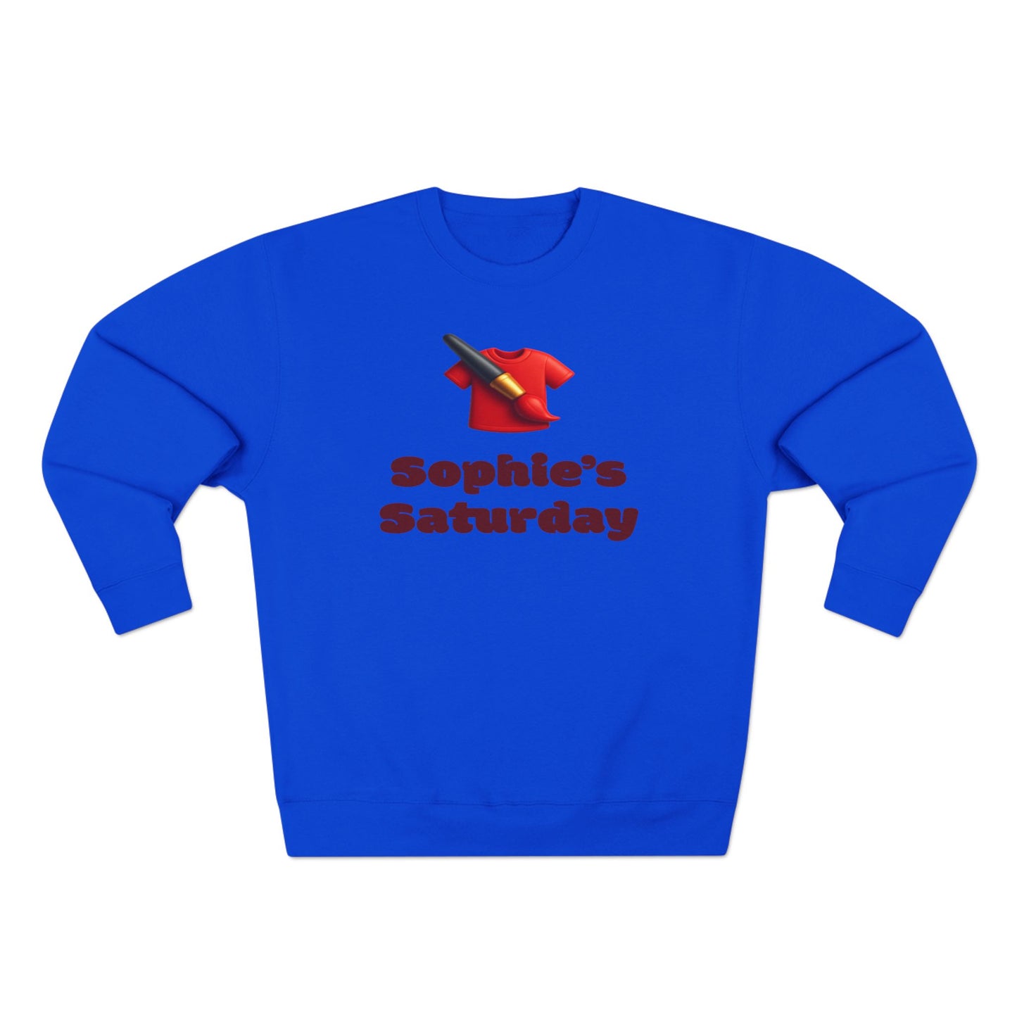 Personalized Sophies Saturday Sweatshirt, Cozy Unisex Crewneck, Weekend Vibes Gift, Customized Apparel, Casual Wear for Her