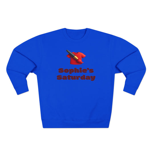 Personalized Sophies Saturday Sweatshirt, Cozy Unisex Crewneck, Weekend Vibes Gift, Customized Apparel, Casual Wear for Her