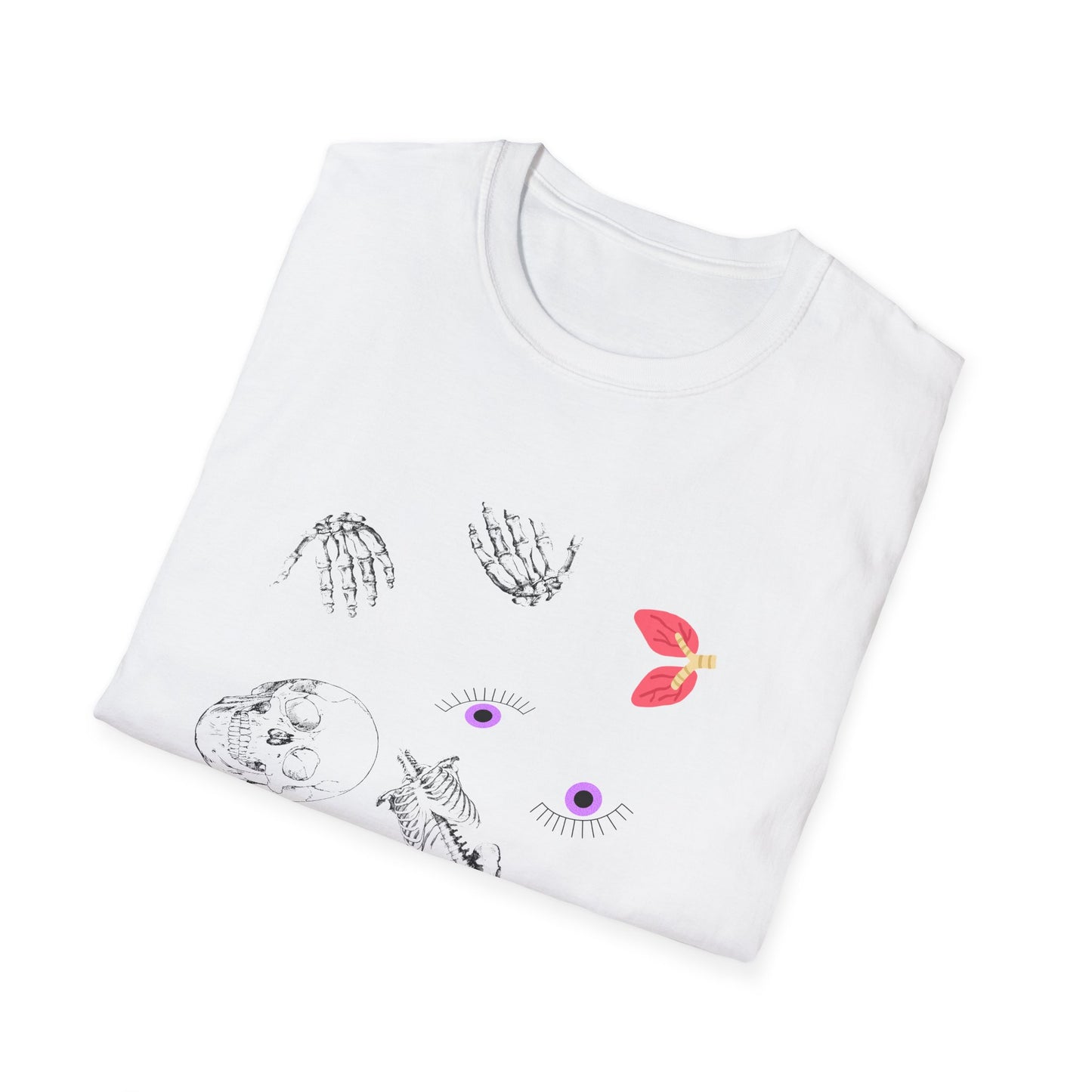Skeleton Scattered Inspiration Unisex T-Shirt