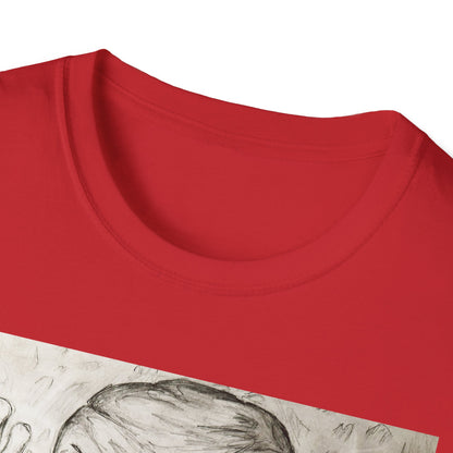 Grim Reaper Graphic Tee | Unisex Softstyle T-Shirt, Halloween Apparel, Edgy Fashion, Unique Gift, Gothic Style, Casual Wear