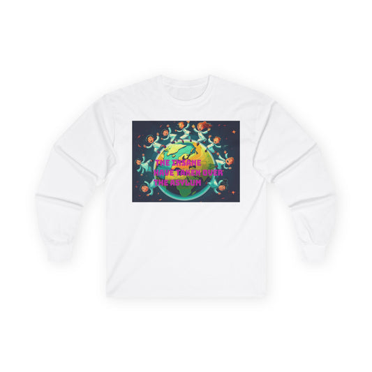 The insane have taken over the asylum Vibrant Earth-Themed Long Sleeve Tee | Eco-Friendly Gift, Perfect for Earth Day, Casual Wear, Nature Lovers, Unique Style