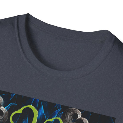 Floral Heart Unisex T-Shirt, Soft Cotton Tee, Casual Wear, Gift for Her/Him, Trendy Graphic Tee, Stylish Everyday Shirt